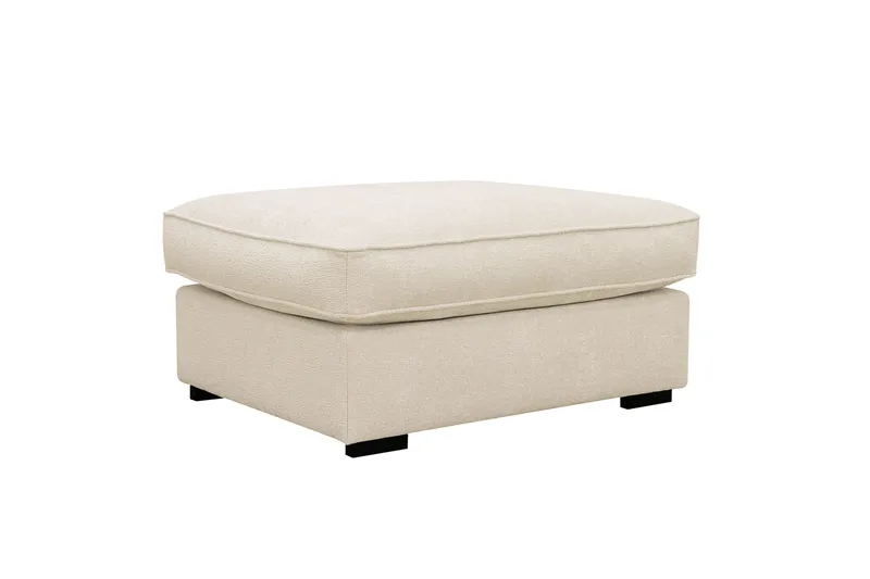 Rossita lyx Fotpall - Beige Chenille - Products - Möbler - Fåtölj & stolar - Pall & puff - Fotpallar
