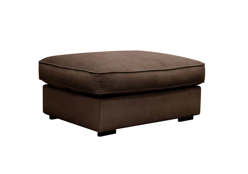 Rossita lyx Fotpall - Brun Manchester - Products - Möbler - Fåtölj & stolar - Pall & puff - Fotpallar