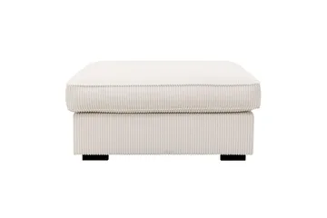 Rossita lyx Fotpall - Offwhite Manchester - Products - Möbler - Fåtölj & stolar - Pall & puff - Fotpallar