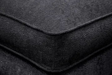 Rossita lyx Fotpall - Svart Chenille - Products - Möbler - Fåtölj & stolar - Pall & puff - Fotpallar