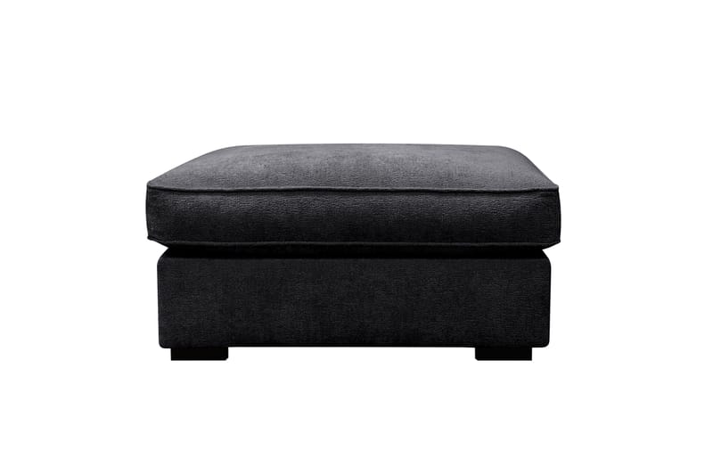 Rossita lyx Fotpall - Svart Chenille - Products - Möbler - Fåtölj & stolar - Pall & puff - Fotpallar