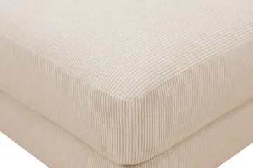 Scandi Fotpall i Manchester - Beige - Products - Möbler - Fåtölj & stolar - Pall & puff - Fotpallar