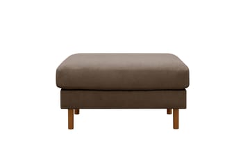 Scandi Fotpall i Manchester - Brun - Products - Möbler - Fåtölj & stolar - Pall & puff - Fotpallar