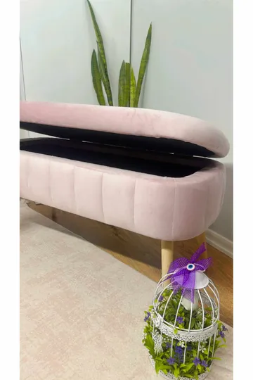 Armenia Sittpuff med förvaring 90 cm - Products - Möbler - Fåtölj & stolar - Pall & puff - Sittpuff