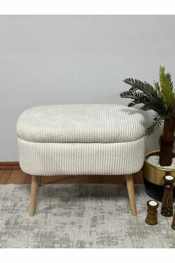 Heba Sittpuff med förvaring 60 cm - Products - Möbler - Fåtölj & stolar - Pall & puff - Sittpuff
