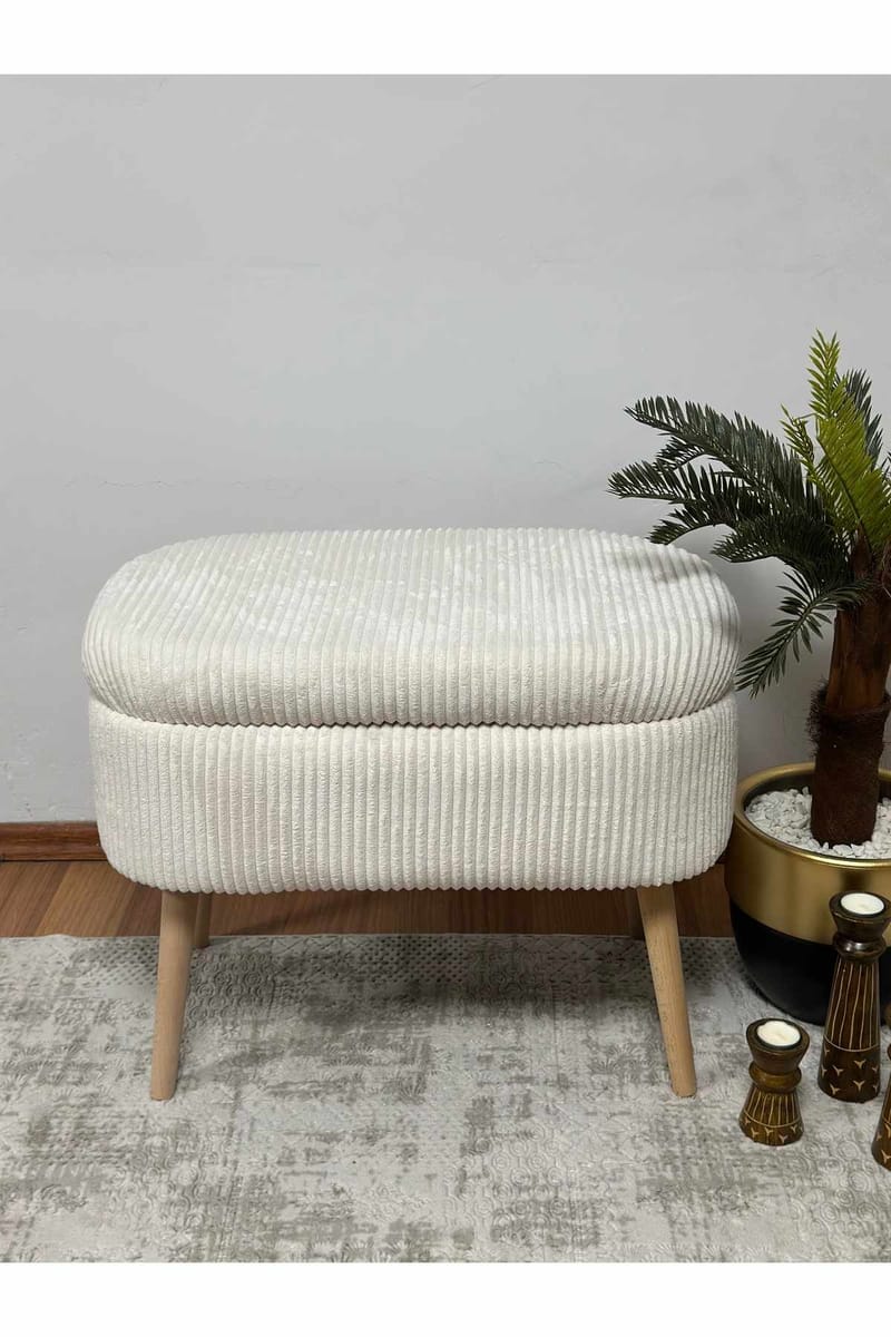 Heba Sittpuff med förvaring 60 cm - Products - Möbler - Fåtölj & stolar - Pall & puff - Sittpuff