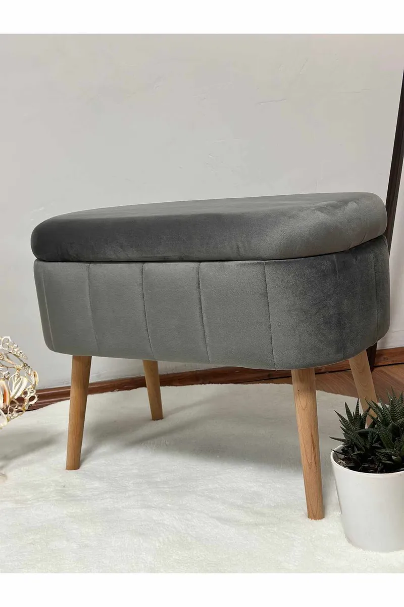 Heba Sittpuff med förvaring 60 cm - Products - Möbler - Fåtölj & stolar - Pall & puff - Sittpuff