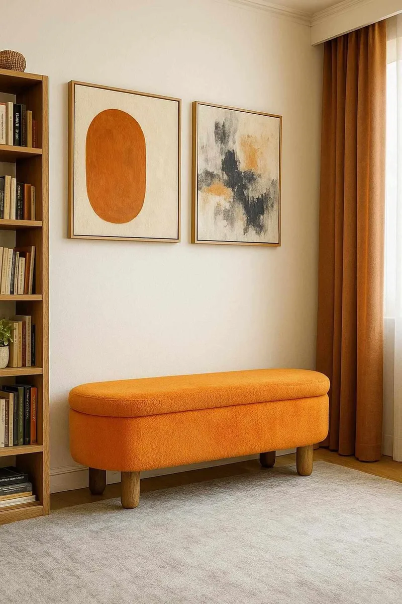 Kumail Sittpuff med förvaring 120 cm - Products - Möbler - Fåtölj & stolar - Pall & puff - Sittpuff