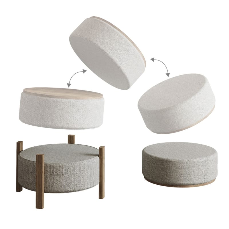 Lovin Sittpuff 47 cm - Products - Möbler - Fåtölj & stolar - Pall & puff - Sittpuff