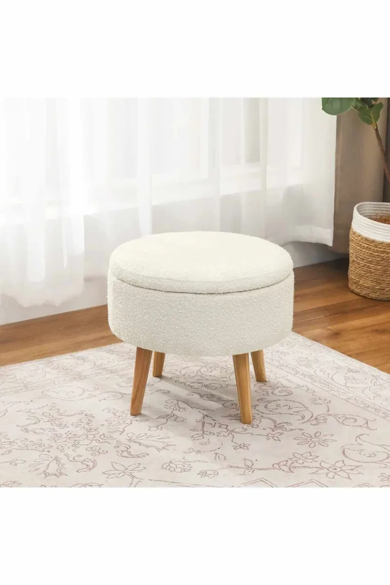 Retzow Sittpuff med förvaring 45 cm - Products - Möbler - Fåtölj & stolar - Pall & puff - Sittpuff
