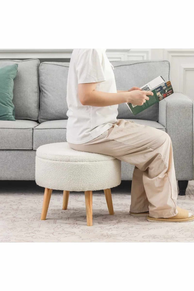 Retzow Sittpuff med förvaring 45 cm - Products - Möbler - Fåtölj & stolar - Pall & puff - Sittpuff