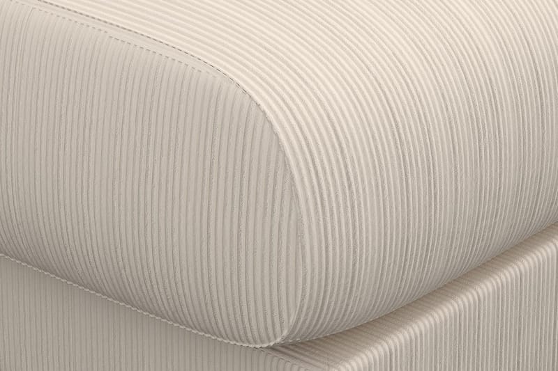 Trend Lyx Fotpall - Beige/Ek - Products - Möbler - Fåtölj & stolar - Pall & puff - Fotpallar