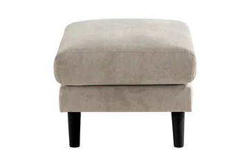 Trend Lyx Fotpall - Beige/Svart - Products - Möbler - Fåtölj & stolar - Pall & puff - Fotpallar