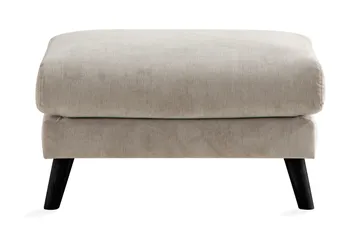 Trend Lyx Fotpall - Beige/Svart - Products - Möbler - Fåtölj & stolar - Pall & puff - Fotpallar