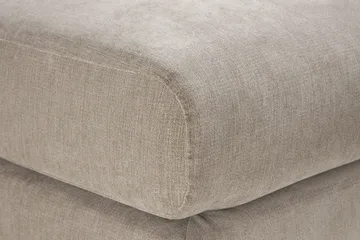 Trend Lyx Fotpall - Beige/Svart - Products - Möbler - Fåtölj & stolar - Pall & puff - Fotpallar