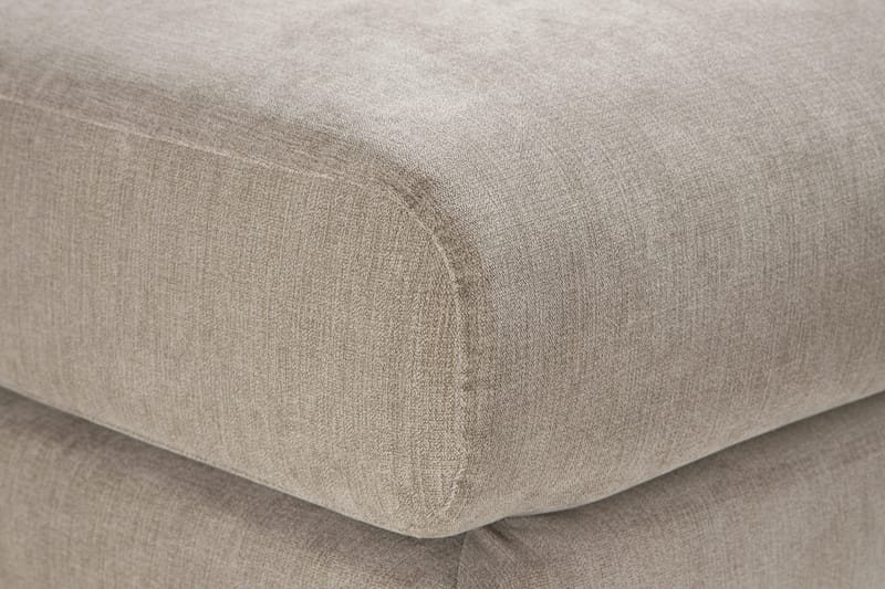 Trend Lyx Fotpall - Beige/Svart - Products - Möbler - Fåtölj & stolar - Pall & puff - Fotpallar