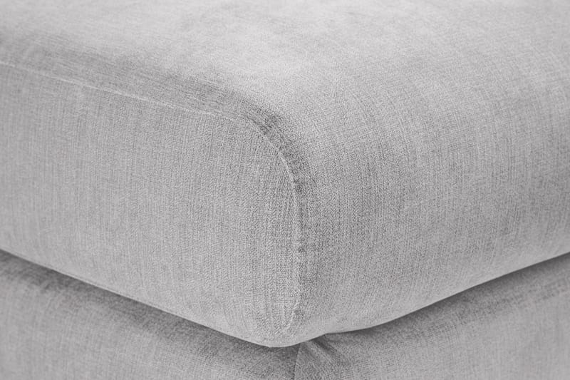 Trend Lyx Fotpall - Ljusgrå/Ek - Products - Möbler - Fåtölj & stolar - Pall & puff - Fotpallar