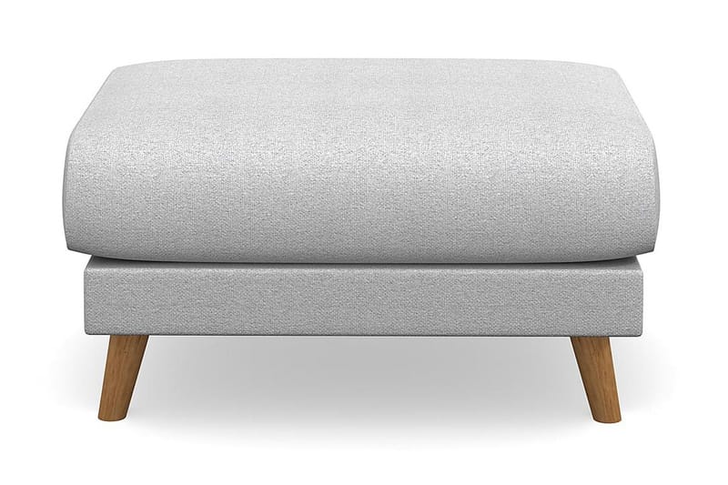 Trend Lyx Fotpall - Ljusgrå/Ek - Products - Möbler - Fåtölj & stolar - Pall & puff - Fotpallar