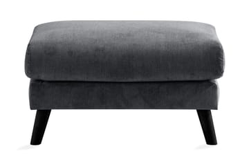 Trend Lyx Fotpall - Mörkgrå/Svart - Products - Möbler - Fåtölj & stolar - Pall & puff - Fotpallar