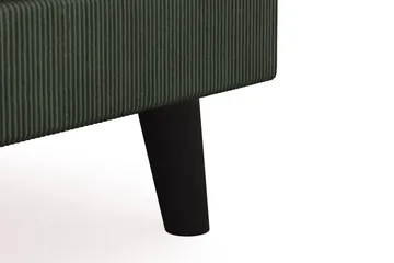 Trend Lyx Fotpall - Mörkgrön Manchester - Products - Möbler - Fåtölj & stolar - Pall & puff - Fotpallar