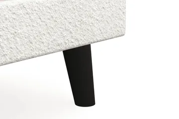 Trend Lyx Fotpall - Vit|Bouclé - Products - Möbler - Fåtölj & stolar - Pall & puff - Fotpallar