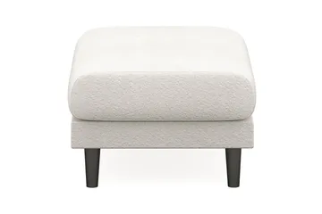 Trend Lyx Fotpall - Vit|Bouclé - Products - Möbler - Fåtölj & stolar - Pall & puff - Fotpallar