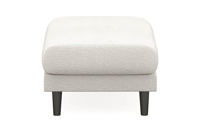 Trend Lyx Fotpall - Vit|Bouclé - Products - Möbler - Fåtölj & stolar - Pall & puff - Fotpallar