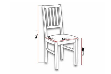 Patrickswell Matstol Black - Products - Möbler - Fåtölj & stolar - Matstol & köksstol