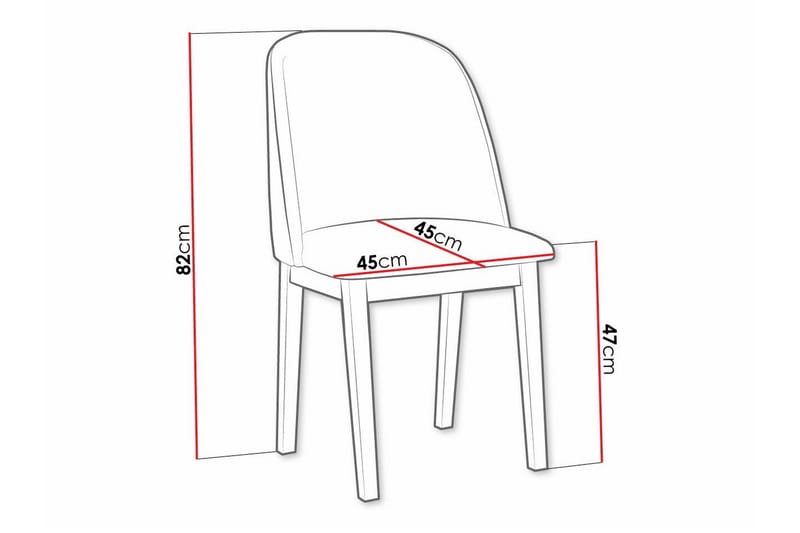 Patrickswell Matstol - Brun - Products - Möbler - Fåtölj & stolar - Matstol & köksstol