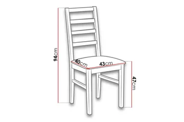 Patrickswell Matstol - Svart - Products - Möbler - Fåtölj & stolar - Matstol & köksstol