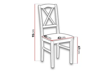 Patrickswell Matstol - Svart - Products - Möbler - Fåtölj & stolar - Matstol & köksstol