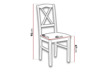 Patrickswell Matstol - Svart - Products - Möbler - Fåtölj & stolar - Matstol & köksstol