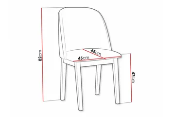 Patrickswell Matstol - Vit - Products - Möbler - Fåtölj & stolar - Matstol & köksstol