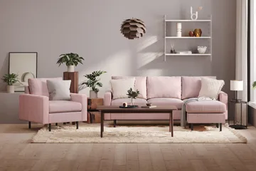 Peppe Fåtölj - Rosa - Products - Möbler - Fåtölj & stolar - Fåtölj