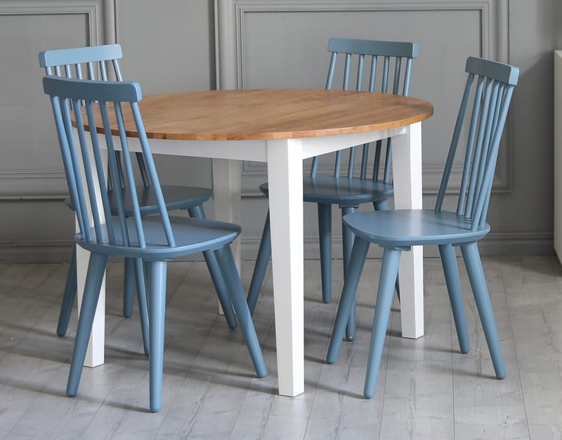 Pinnstol blå RAL5007 - Blå RAL5007 - Products - Möbler - Fåtölj & stolar - Matstol & köksstol