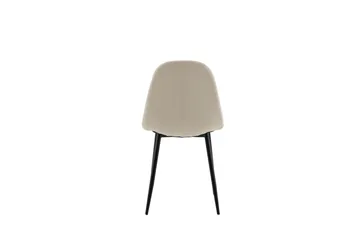 Polar Köksstol - Svart/Beige - Products - Möbler - Fåtölj & stolar - Matstol & köksstol