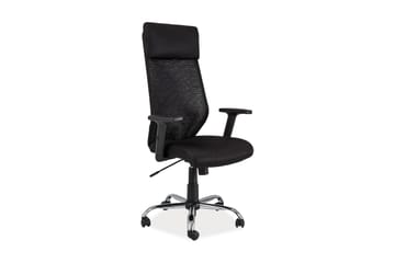 Rawlinna Kontorsstol Ställbar - Svart/Silver - Products - Möbler - Fåtölj & stolar - Kontorsstol & skrivbordsstol