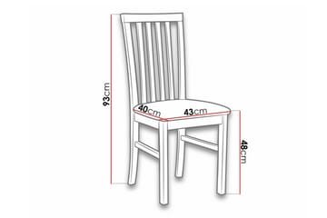 Roma Matstol Brown||Black - Products - Möbler - Fåtölj & stolar - Matstol & köksstol