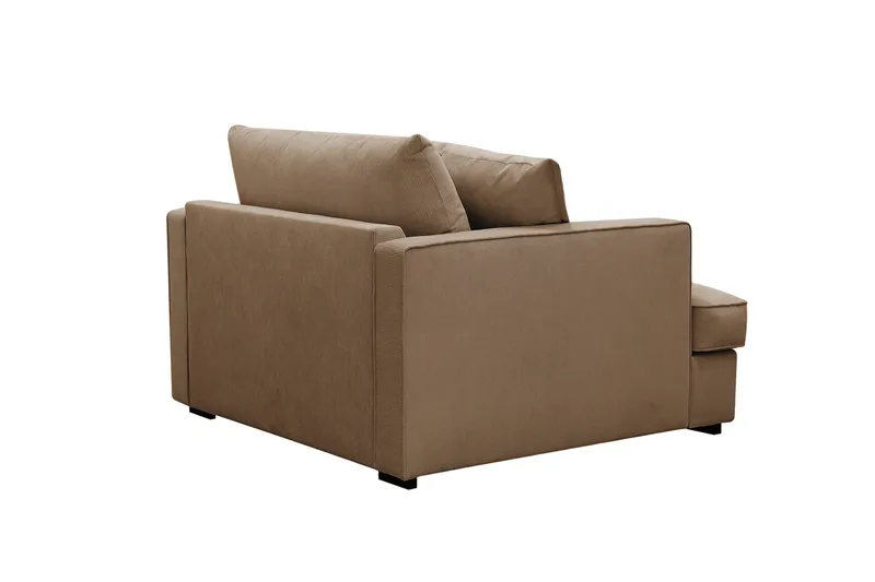 Rossita lyx Extra djup Fåtölj - Brun Manchester - Products - Möbler - Fåtölj & stolar - Fåtölj