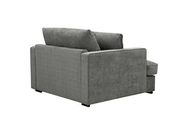 Rossita lyx Extra djup Fåtölj - Grå Chenille - Products - Möbler - Fåtölj & stolar - Fåtölj