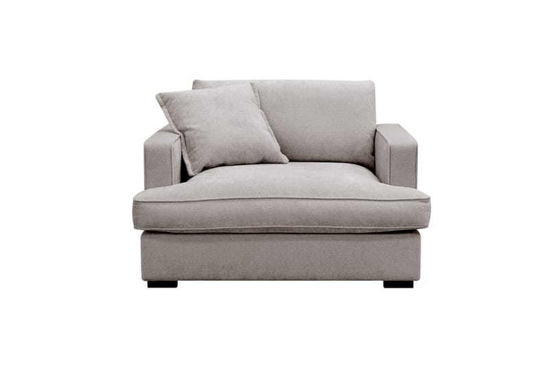 Rossita lyx Extra djup Fåtölj - Grå/Brun Chenille - Products - Möbler - Fåtölj & stolar - Fåtölj