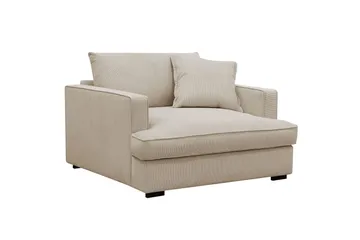 Rossita lyx Extra djup Fåtölj - Greige Manchester - Products - Möbler - Fåtölj & stolar - Fåtölj