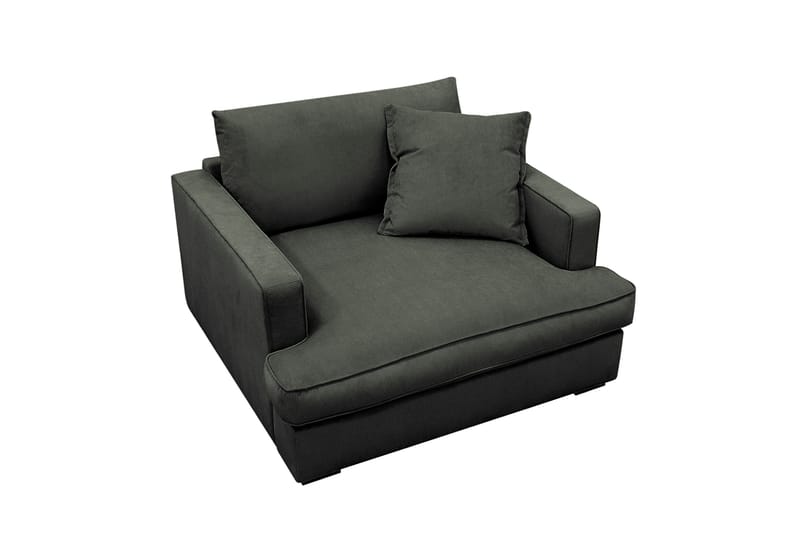 Rossita lyx Extra djup Fåtölj - Mörkgrön Manchester - Products - Möbler - Fåtölj & stolar - Fåtölj