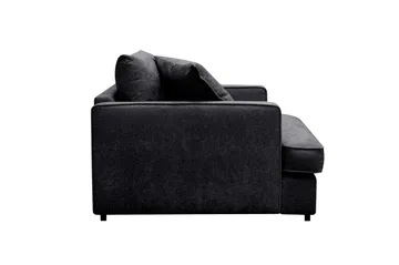 Rossita lyx Extra djup Fåtölj - Svart Chenille - Products - Möbler - Fåtölj & stolar - Fåtölj