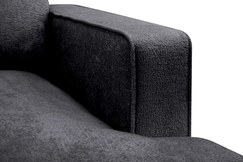 Rossita lyx Extra djup Fåtölj - Svart Chenille - Products - Möbler - Fåtölj & stolar - Fåtölj