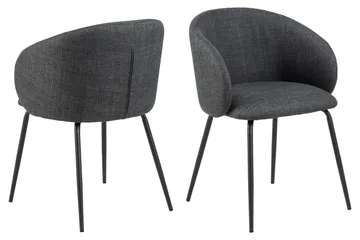 Sarad Karmstol - Grå - Products - Möbler - Fåtölj & stolar - Karmstol