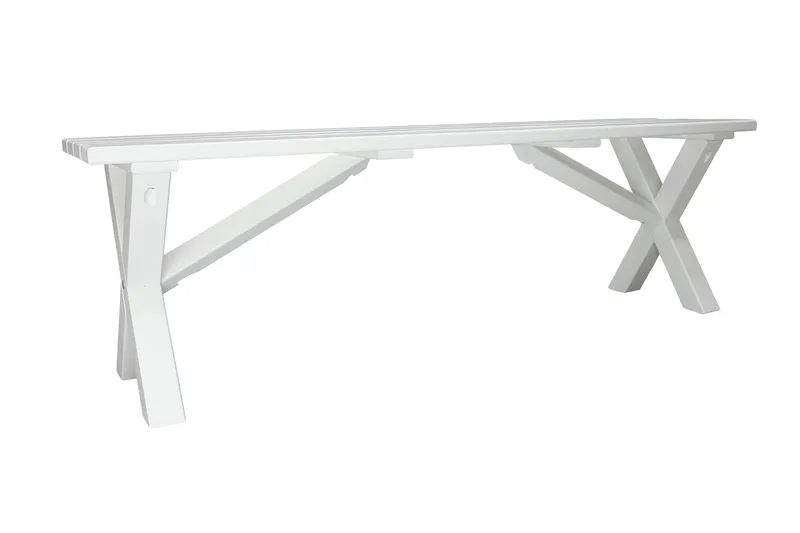 Scottsdale Sittbänk 140 cm Vit - KWA - Products - Möbler - Fåtölj & stolar - Sittbänk