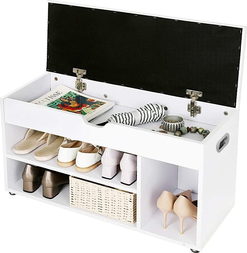 Marko hallbänk - Vit - Vit - Products - Möbler - Fåtölj & stolar - Sittbänk