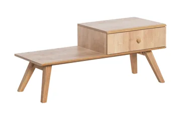 Nature Bänk med Förvaring Trä/Natur - VOX - Products - Möbler - Fåtölj & stolar - Sittbänk