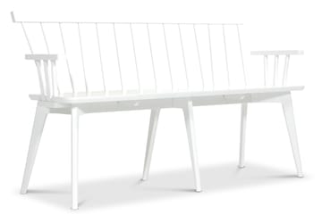 Särö Pinnsoffa / Kökssoffa - Vit - Vit - Products - Möbler - Fåtölj & stolar - Sittbänk - Bänk med ryggstöd